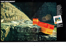 Publicité Advertising 03 24  1980  Film Kodachrome 64   Kodak 2 pages