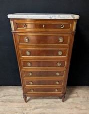 Semainier Louis XVI en acajou