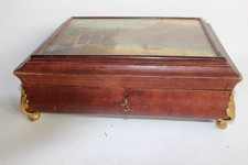 Coffret a jeux musical Samuel Troll Art populaire Suisse boite a musique (34710)