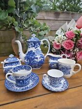 Service à thé/café en porcelaine anglaise Enoch wedgwood woodland