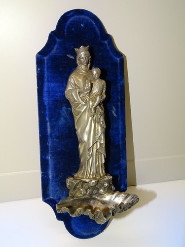 Benitier mural bronze - *benitier,