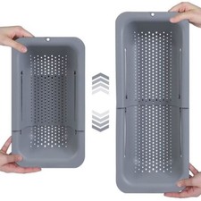 Passoire à poser sur l'évier Pour laver égoutter légumes fruits pâtes Extensible