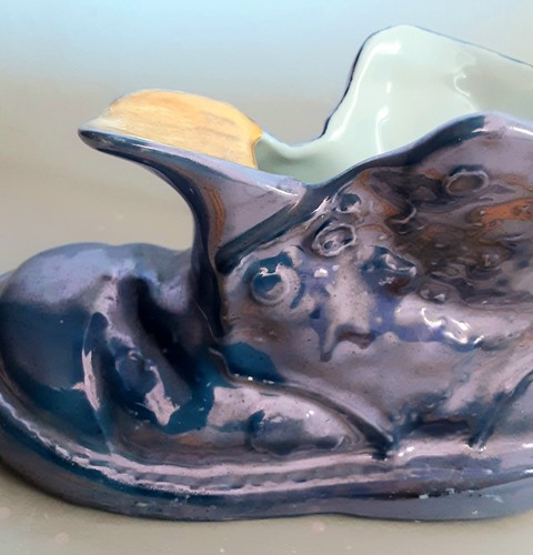Rare cendrier chaussure - cendrier, en