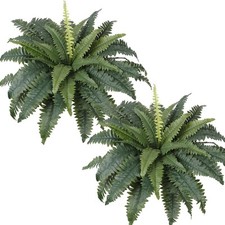 Lot de 2 fougères artificielles Boston - 58 cm - Plantes artificielles en 