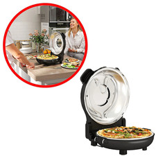 Four à Pizza Électrique HOMCOM 1200W 430°C Pierre Réfractaire 30cm Minuterie