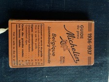 GUIDE MICHELIN Belgique, Luxembourg, Hollande 1936-1937