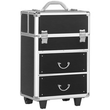 HOMCOM Valise de maquillage