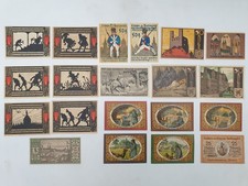Gros Lot 20 billets anciens necessité allemands Allemagne Notgeld 1920 - 1921