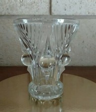 Vase Art Déco-Verre Moulé