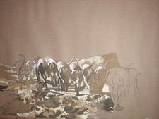 lithographie Henri Cueco sur