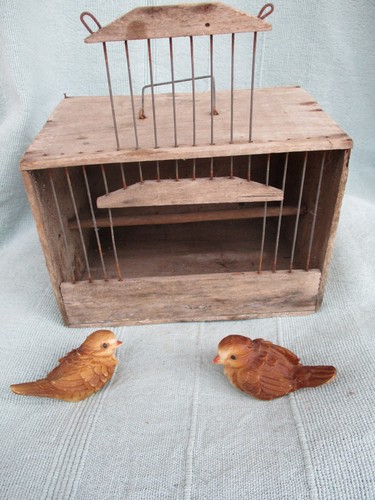 Ancienne petite cage - cage, oiseaux