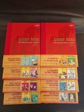 Lot 8 BD Lucky Luke Les dessous d'une création 29 x 22 cms  Très bon état