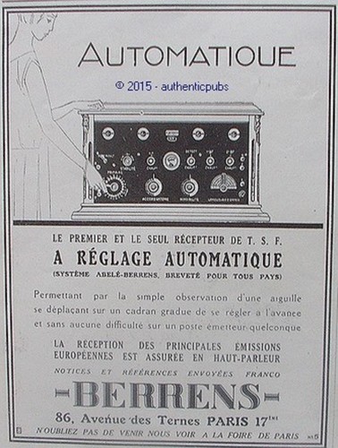 Publicite berrens abele - berrens,