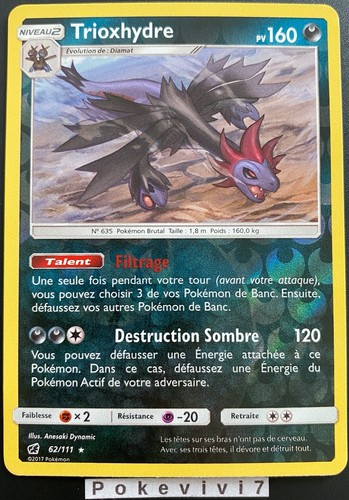 Carte pokemon trioxhydre - pokemon,
