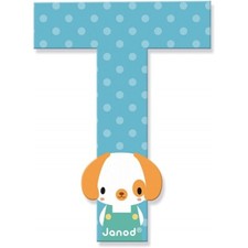 Lettre T en bois Pure - JANOD