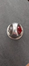 ancien cabochon de voiture feu rouge et feu blanc en verre
