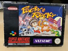 POCKY & ROCKY - SUPER NINTENDO - SNES - JEU COMPLET - OVP CIB - PAL FRG