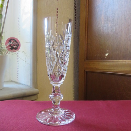 Flute champagne en cristal - 1, a