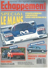ECHAPPEMENT N°248 SPECIAL LE MANS 1989 / FERRARI MONDIAL / CITROEN XM V6 / LOTUS
