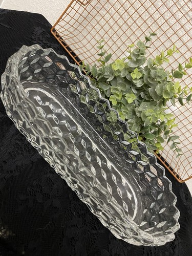 Vtg clear glass - vtg, serving