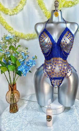 Handmade royal blue crochet - handmade,
