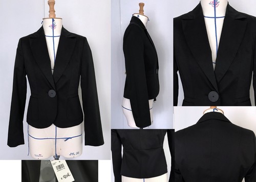 Veste spencer coton noir - veste,