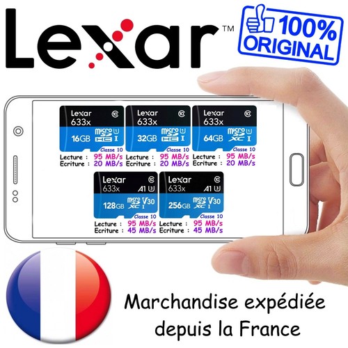 Lexar carte mémoire - carte, micro