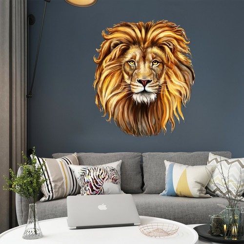 Tête lion c02 animal - 3d,