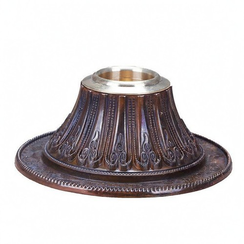 Socle lotus métal poli base - lotus,