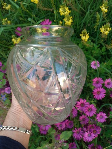 Vase boule art deco verre - deco,