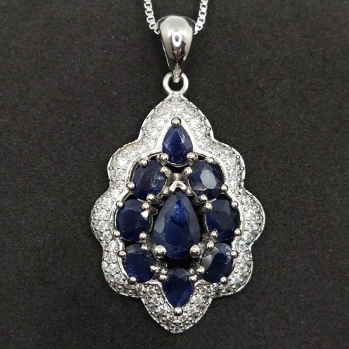 Pendentif saphir kanchanaburi - saphir,