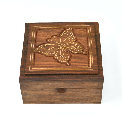 Boîte bois rangement - en,