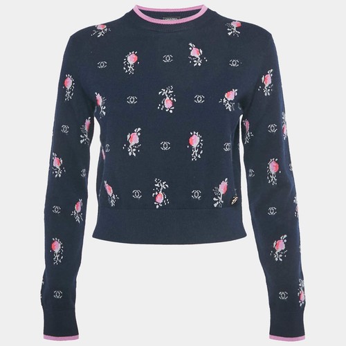 Pull cachemire chanel - cachemire, bleu