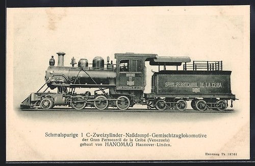 Carte postale voie étroite - , 1