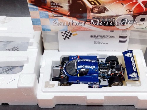 Exoto voiture 1987 sauber - exoto, 1/18