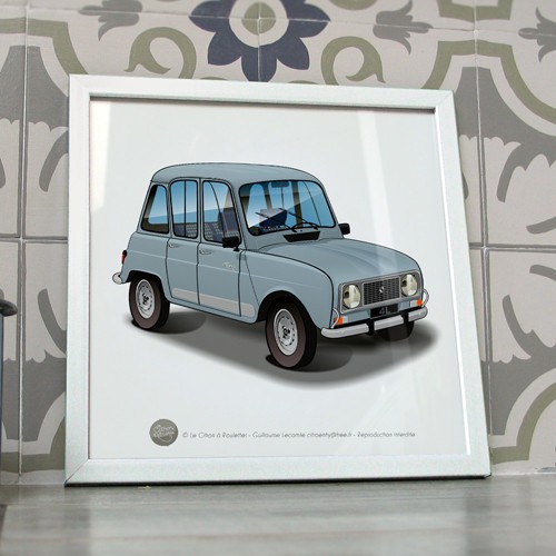 Poster clan gris - 4l,