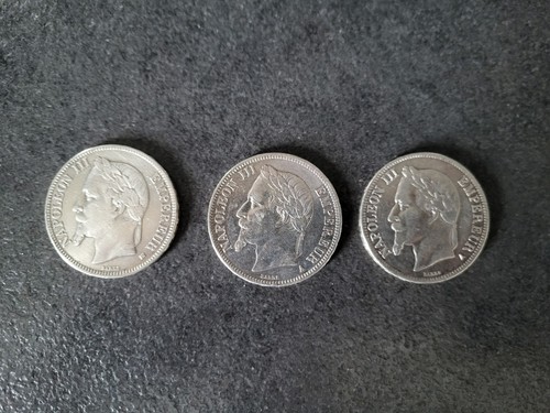 Pièce argent napoleon - de, 5f