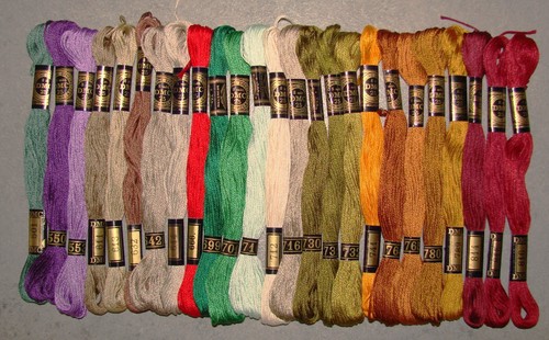 Lot echevettes mouliné - lot, 25