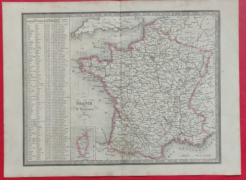 1842 carte géographie - ,