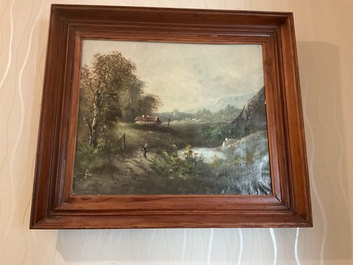 Tableau ancien huile sur - ancien,