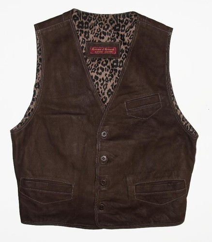 Gilet cuir homme - gilet,