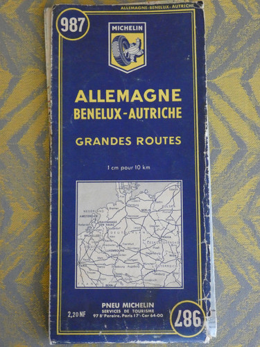 Carte michelin 987 allemagne