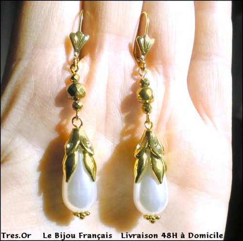 Boucles oreille perles - boucles,