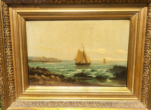 Tableau ancien signé - a,