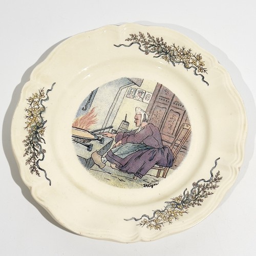 Assiette sarreguemines décor - assiette,