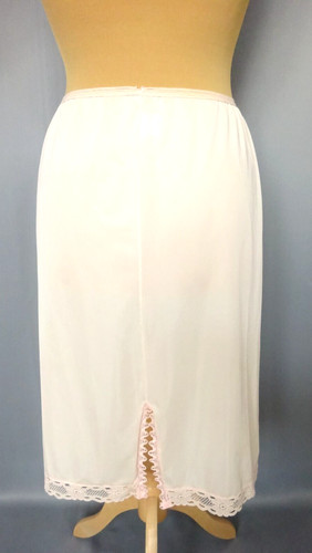 Joli jupon vintage satin - jupon, 70's