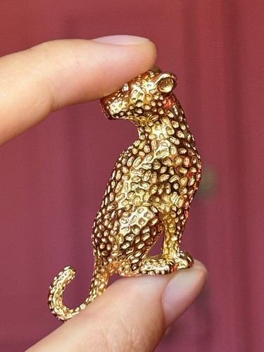 Dior léopard vintage - , broche