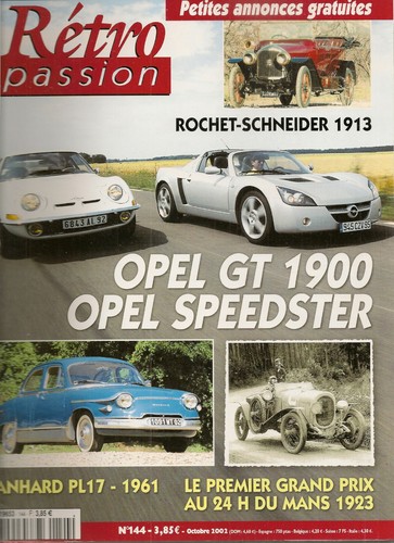 Retro passion 144 - 144, opel