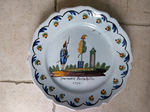 Assiette patronymique - assiette,