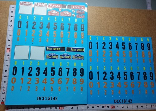 Decals plaques rallye wrc - decals,